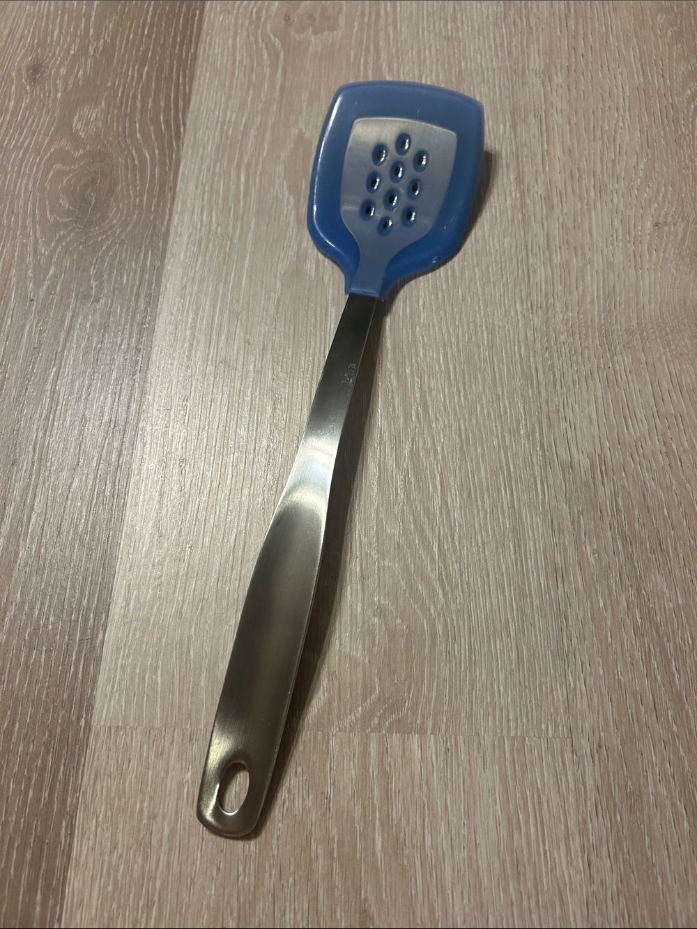 Catering Line Heavy Duty Silicone Slotted Turner Spatula Metal Handle 14x3.5in